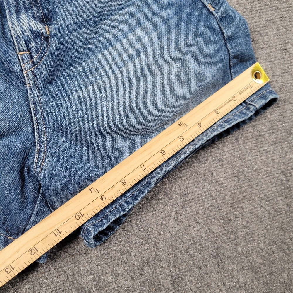 Guess Medium Blue High-Rise Denim Shorts - Picture 6 of 9